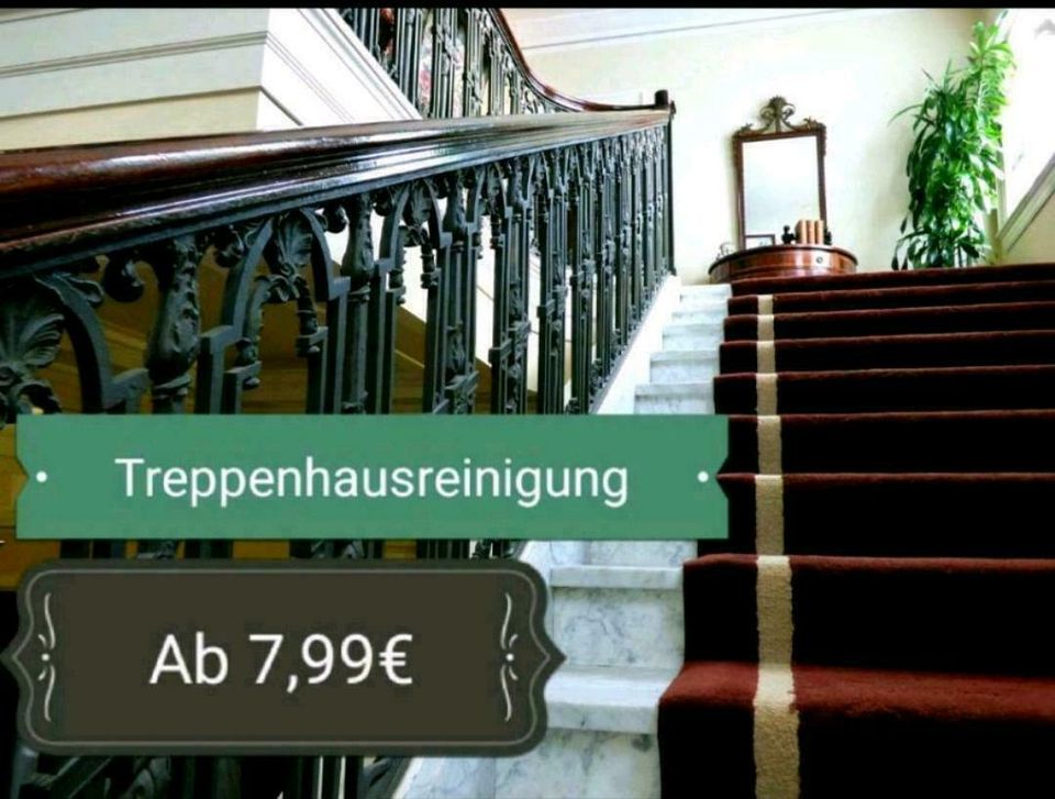 ✅ Treppenhausreinigung, Büroreinigung, Fensterreinigung GÜNSTIG in Hannover