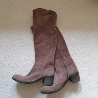 Overknee Wildlederstiefel Boots, braun, Gr.40 Niedersachsen - Seevetal Vorschau