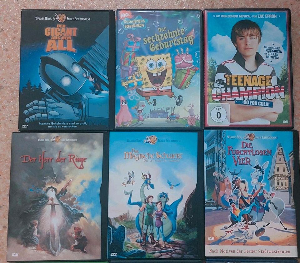 Kinder dvds Walt disney,warner, Dinosaurier,Planet51, Happy Fish in Berlin