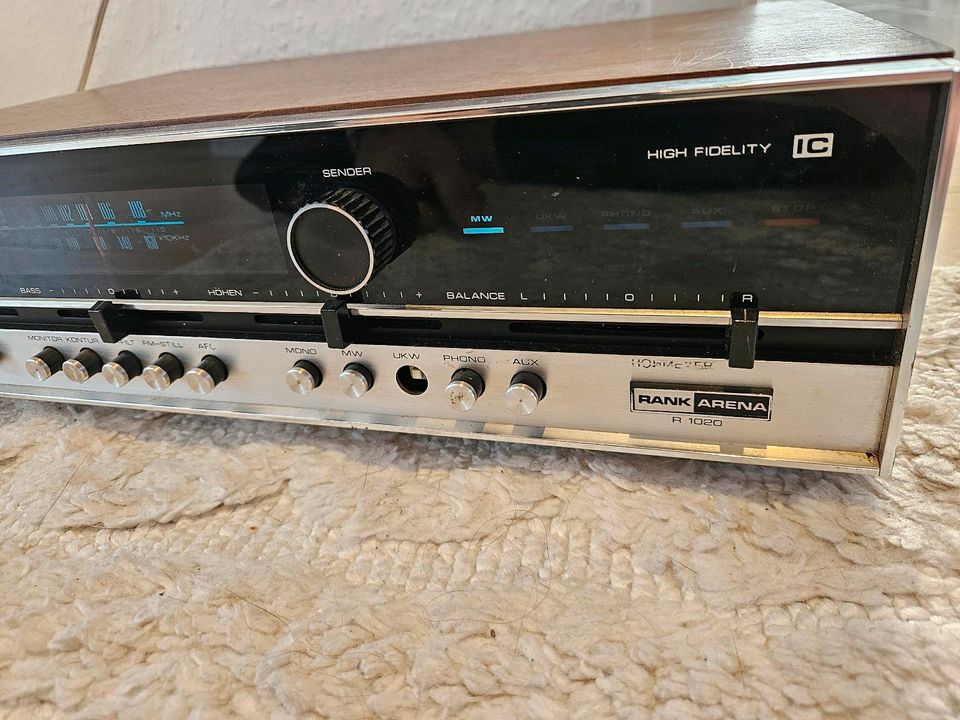 Rank Arena R 1020 AM/FM Stereo Receiver 70s Hifi Verstärker Antik in Garbsen