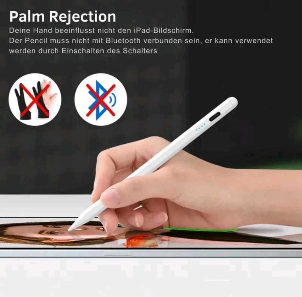 Stylus Stift Pencil Pen für 2018-2023 Apple iPad 7/8/9 Generation in Gießen
