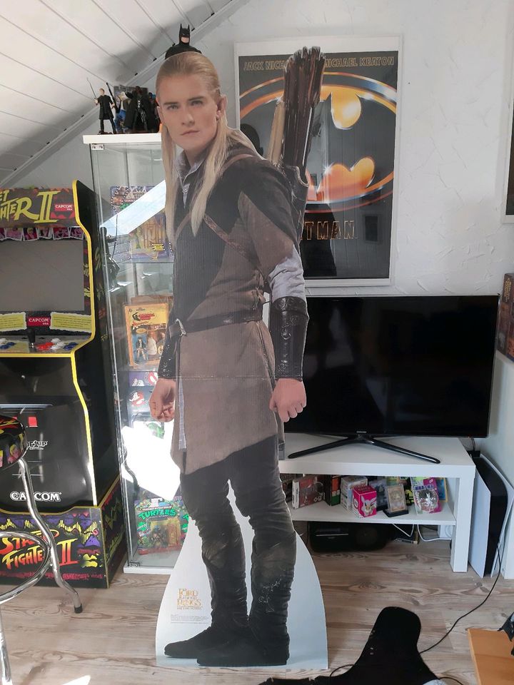 HERR DER RINGE Legolas Aufsteller Lord of Rings videothek Standee in Hagen