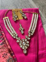 Hochzeit Schmuck Halskette mit Ohrringe aus Indien Kr. München - Oberschleißheim Vorschau