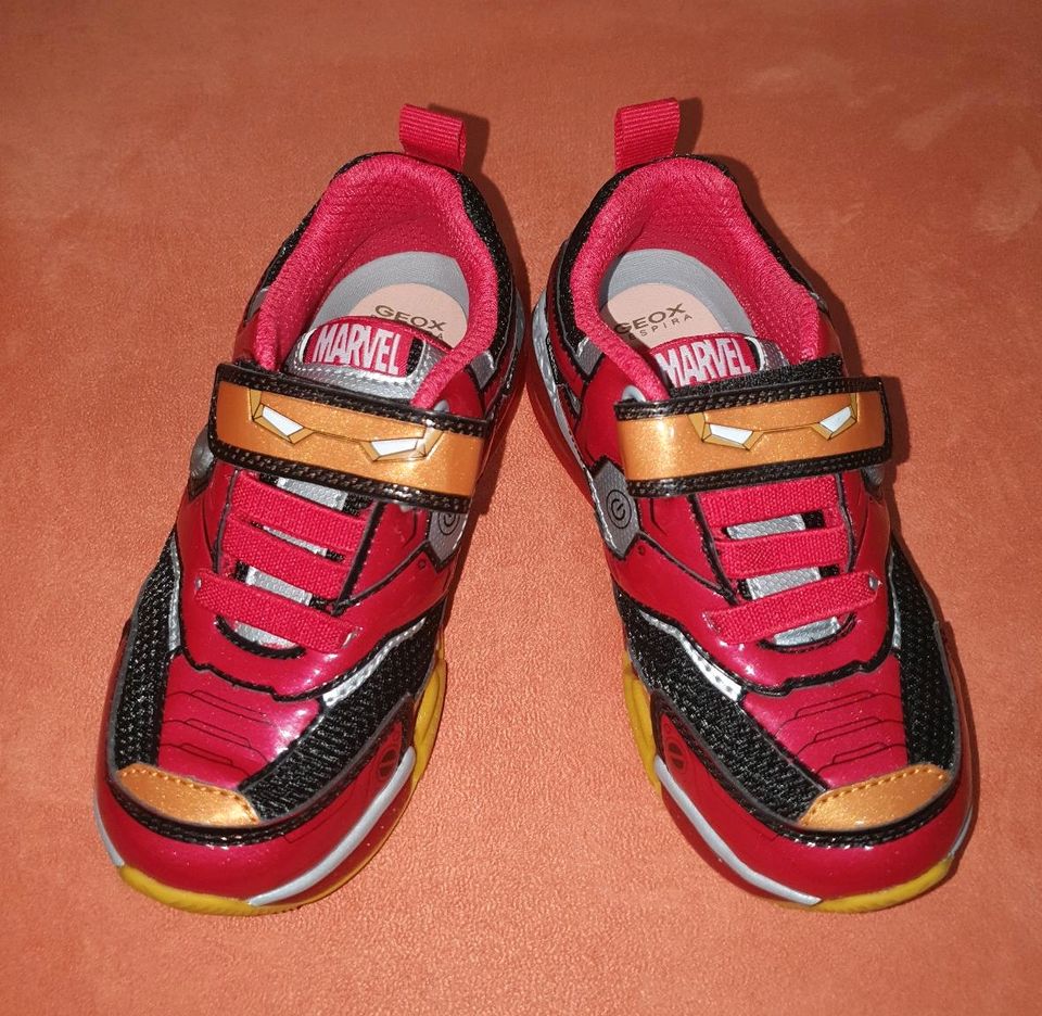 Geox Sneakers Iron Man, *Neu MARVEL Black/Red in Illingen