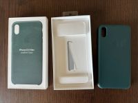 iPhone Xs Max original Apple Case Hülle Leder grün Sachsen - Annaberg-Buchholz Vorschau