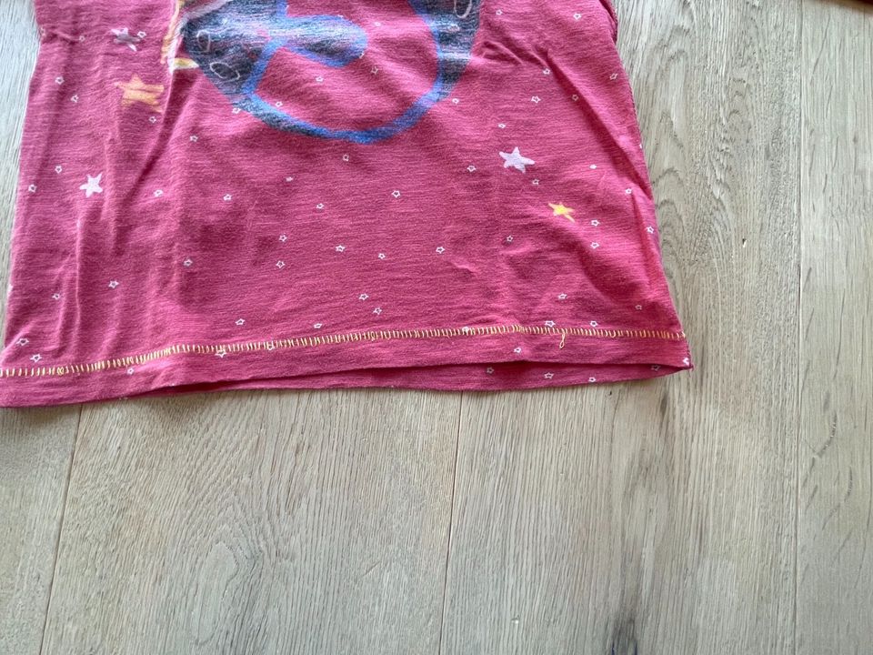 Rotes Langarmshirt mit Weltraummuster Gr. 98 von next in Neuhemsbach