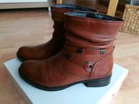 Stiefeletten Lederstiefeletten Gr. 38 neuwertig echt Leder Dresden - Leuben Vorschau
