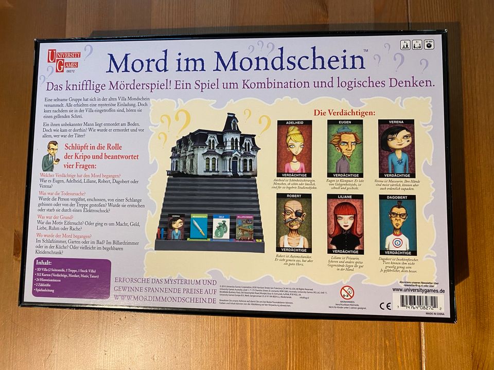 Mord im Mondschein Gesellschaftsspiel in Köln