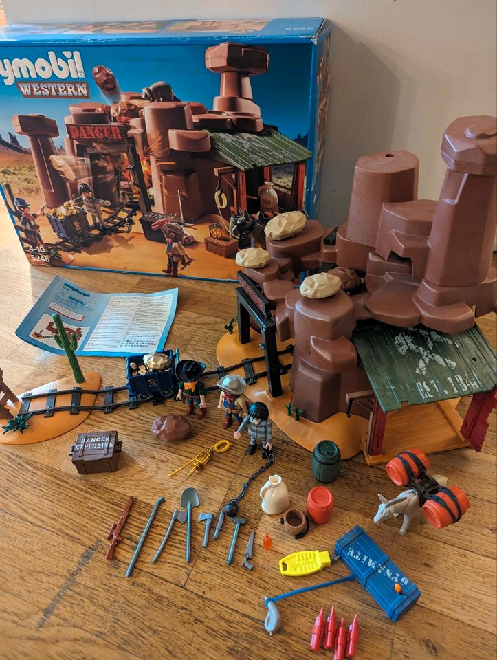 Playmobil Goldmine # 5246 mit Sprengkiste und OVP in Hohenschäftlarn