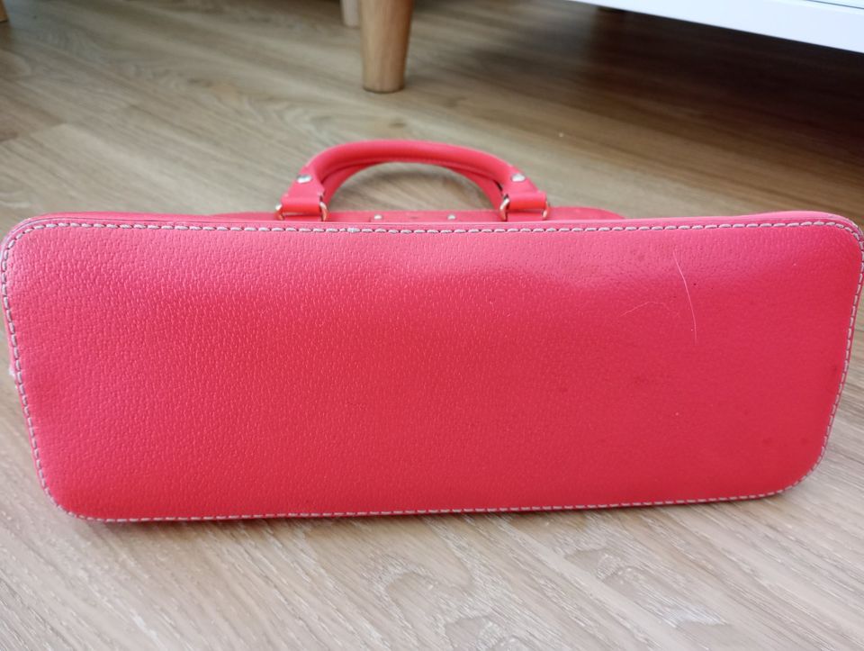 Original Kate Spade Handtasche Leder neon koralle Umhängetasche in Mannheim