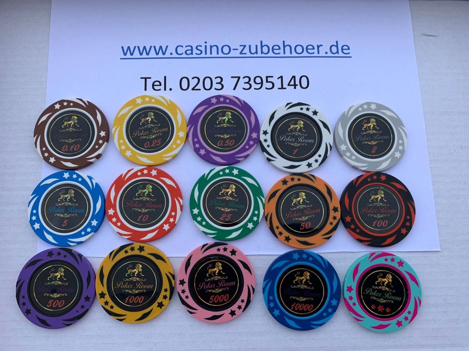 Casino Zubehör exklusive Jetons kaufen in Duisburg