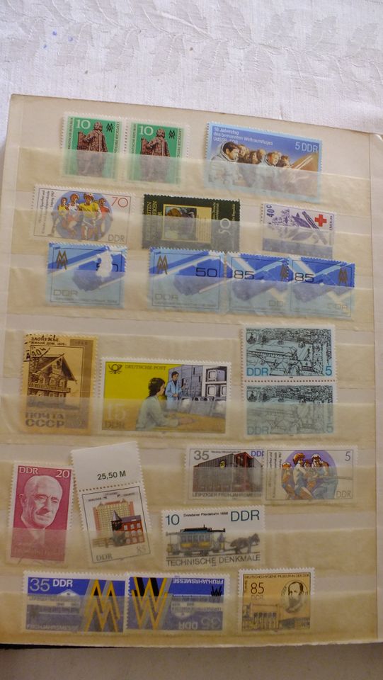 DDR / BRD Briefmarken Sammlung Teil 5 in Samtens