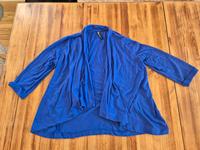 Leichte Shirtjacke royalblau Jean Pascale Gr. M 3/4 Ärmel Hessen - Flieden Vorschau
