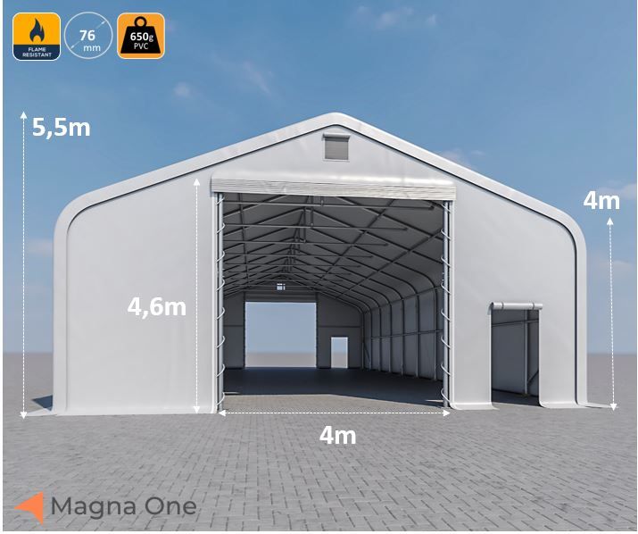 XXXL 10x20m x5,5m TITAN Lagerzelt Zeltgarage Weidezelt Zelthalle Stahlrohre Ø 76mm PVC 650g in Berlin