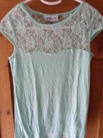 Jersey T-Shirt mit Spitze Hessen - Rotenburg Vorschau