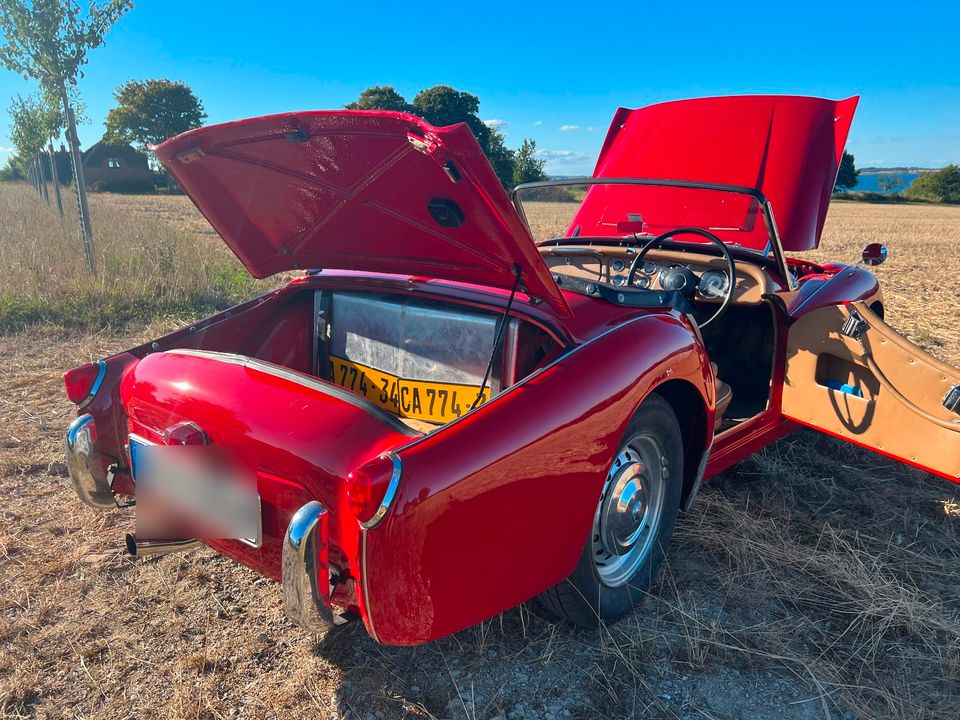 Triumph TR3 SM (smal mouth) RHD 1956 in Sörup