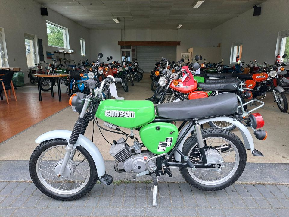 Simson S51 3-gang Nr.:B466 Standort Fehrbellin in Fehrbellin