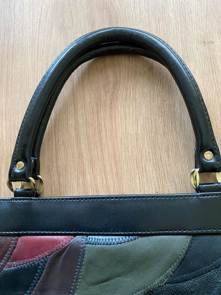 Bellini DELUXE Handtasche Shopper schwarz bunt Retro Vintage in Retterath