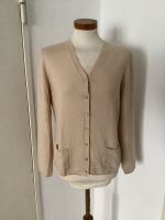 Strickjacke Cashmere / Seide mit Strassknöpfen beige Gr. 42 Berlin - Wilmersdorf Vorschau