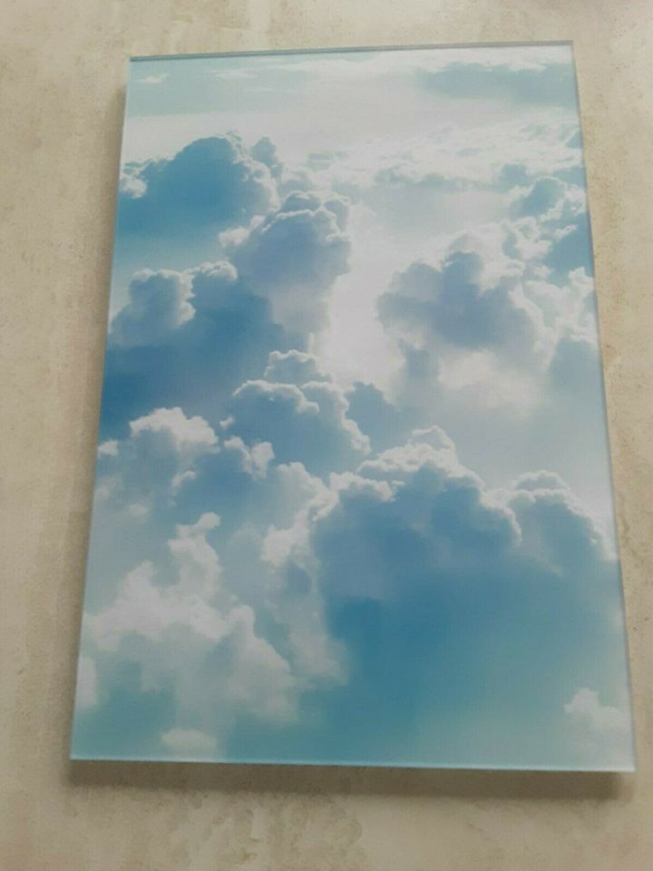 Acrylglas Fineart 30 x 45 cm, Motive: klares Wasser, Wolken, NEU in Ibbenbüren