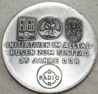➡️ DDR Medaille Initiative Alltag Rosen Festtag 25 Jahre DDR 1974 Hessen - Kriftel Vorschau
