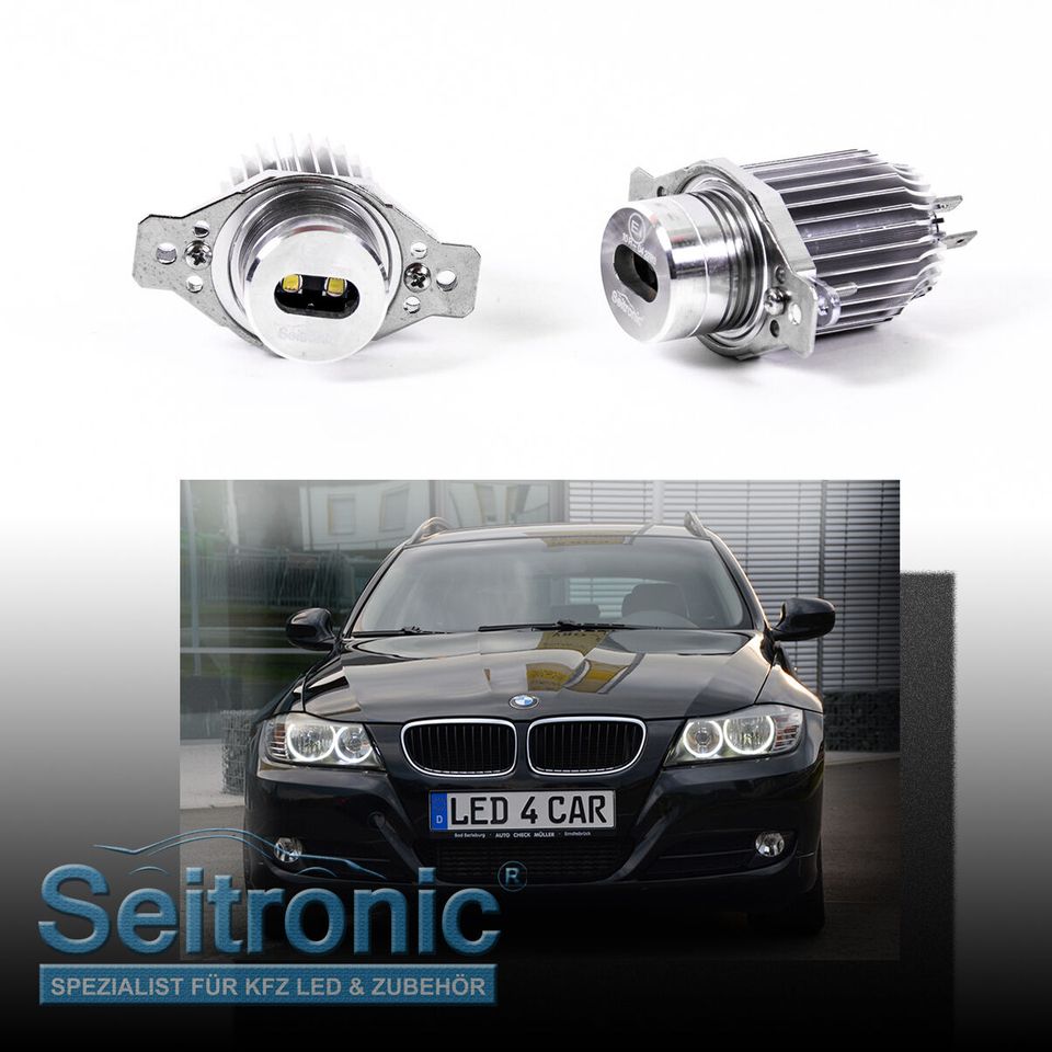 BMW E9O E91 Angel Eyes LED Vor-Facelift Corona Ringe 15 Watt in Butzbach