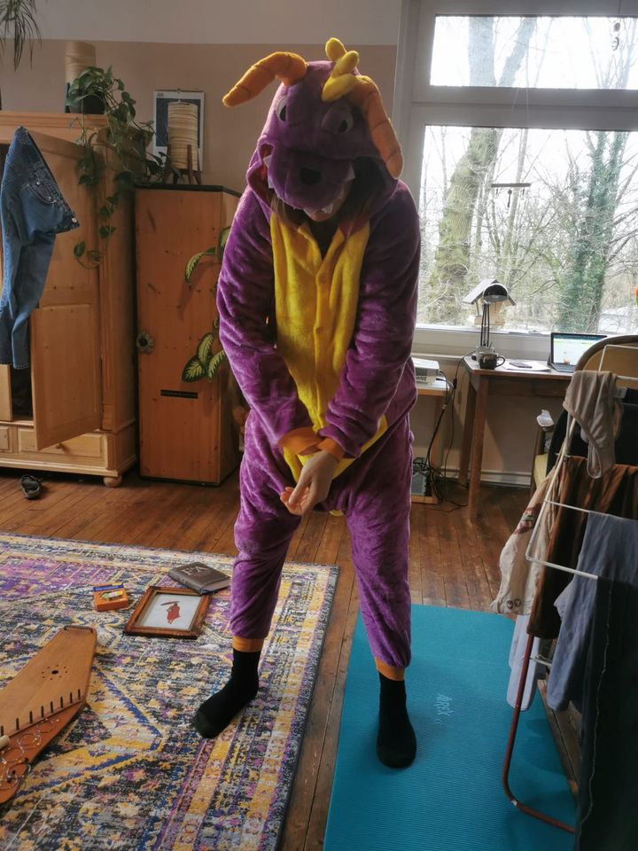 Dino Drache Kostüm Karneval Fasching in Handorf