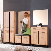 Schrank Garderobe Kommode Industrial Holz Eiche Bank NEU 401-Dü Düsseldorf - Heerdt Vorschau