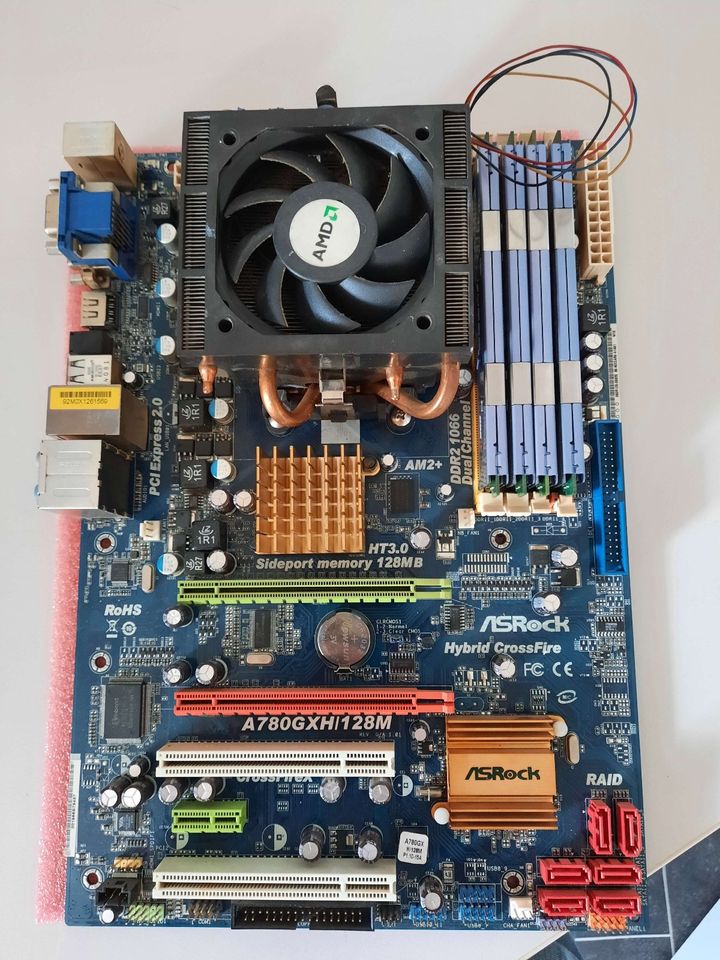 AMD Phenom X4 940 Black Edition - AsRock A780GXH/128M - 8GB Ram in Willebadessen