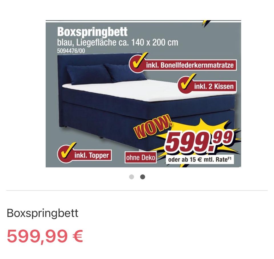 Bett verkaufen 140 ✖️ 200m in Hannover