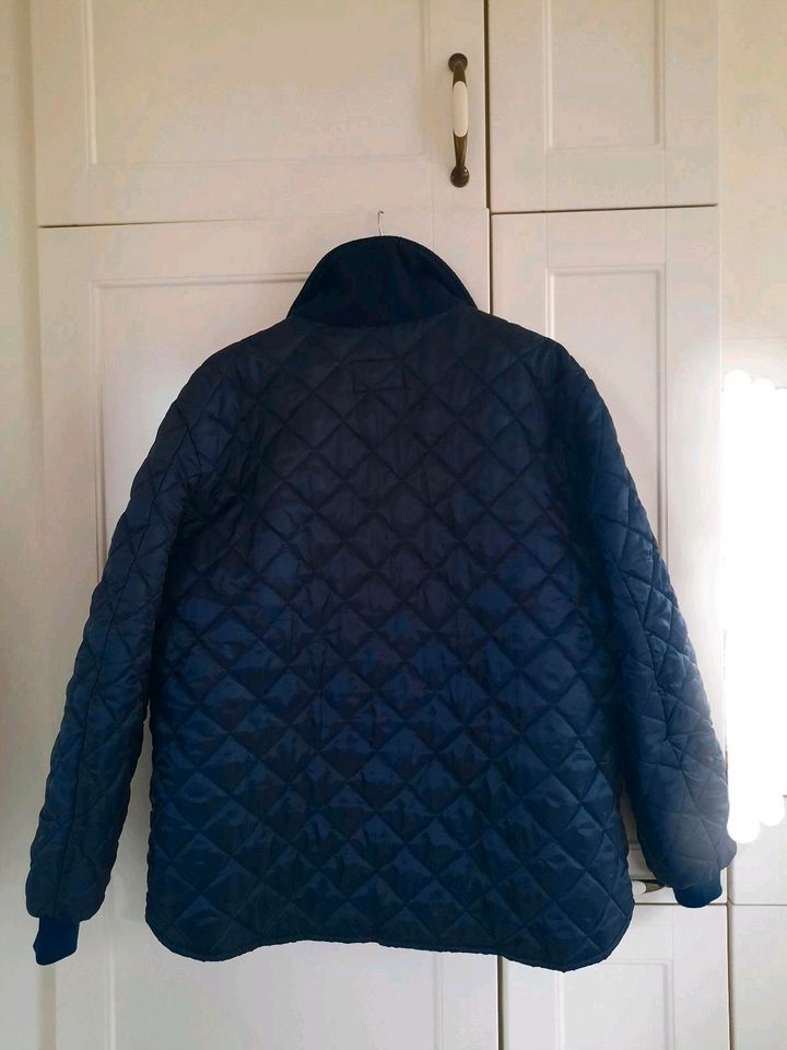 Dünne Steppjacke  •  Gr.  3XL • Arbeitsjacke • dunkelblau in Schuby