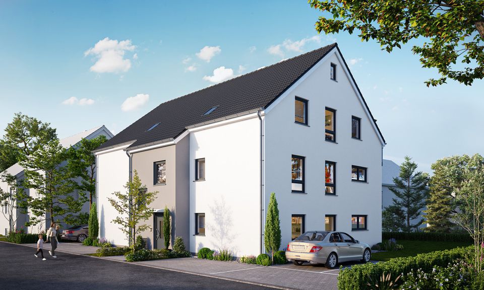 NEU: Effizienzhaus 40 mit KfW-Förderung zu top Preis!! DG-Wohnung mit mega Aussicht vom Westbalkon! in Nittenau