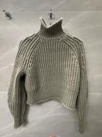H&M Strickpullover/Rollkragenpullover Gr. XS-S grün/khaki Hessen - Hofbieber Vorschau
