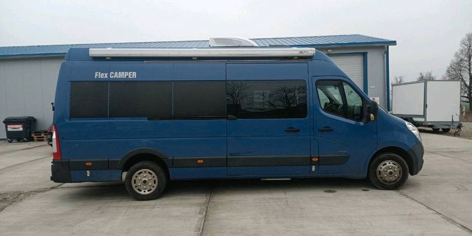 Wohnmobil Flex Camper Renntransporter, 5 Sitze , AHK 3t in Dessau-Roßlau