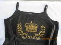 T-Shirt Spagetti-Träger TOP  Gr. L schwarz/gold Bayern - Hilpoltstein Vorschau