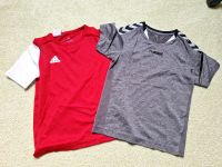 Trainingsshirts Adidas + Hummel Gr. 140 Dresden - Blasewitz Vorschau