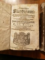 Antikes Buch Römischer Katechismus 1762 Baden-Württemberg - Erolzheim Vorschau