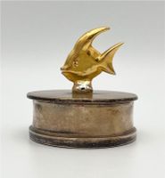 Antike Pillendose Fisch Silber Gold Art Deco Schmuckbox Schatulle Schwerin - Altstadt Vorschau