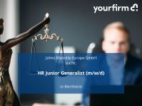 HR Junior Generalist (m/w/d) | Wertheim Baden-Württemberg - Wertheim Vorschau