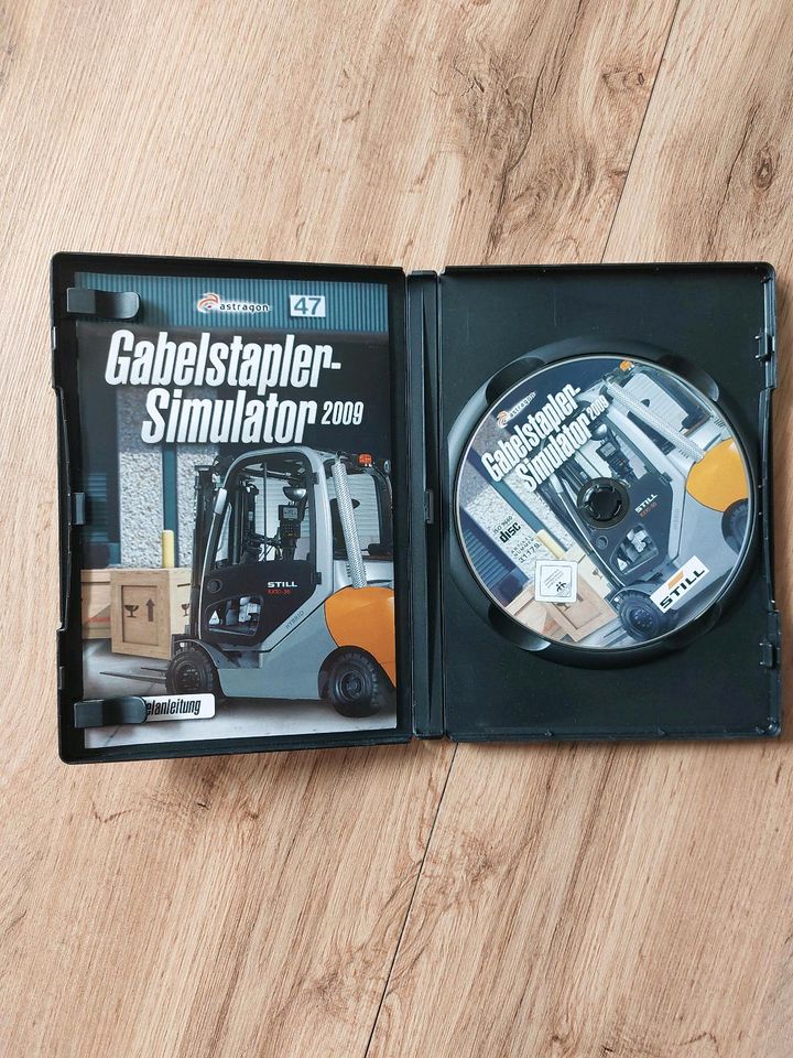 ** PC-Spiel Gabelstapler-Simulator 2009 CD-ROM,  ab 3 Jahren in Weitersburg