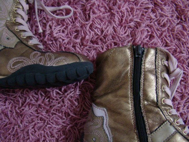 Mädchen Stiefeletten Schuhe 28 Boots Übergang gold rosa in Menden