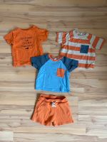 3 T-Shirts und kurze Hose Gr. 68 H&M & Staccato Niedersachsen - Molbergen Vorschau