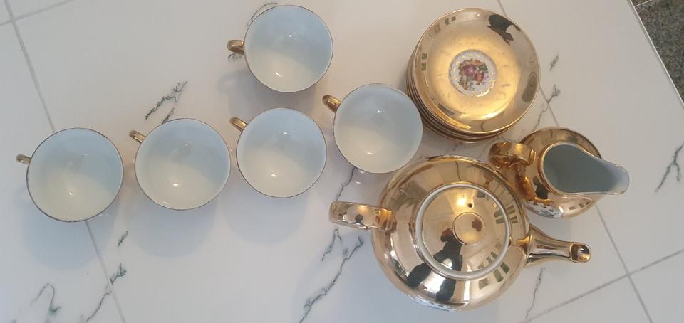 Japanische Teeservice in Gold, Antik, ca.50 Jahre alt in Dortmund