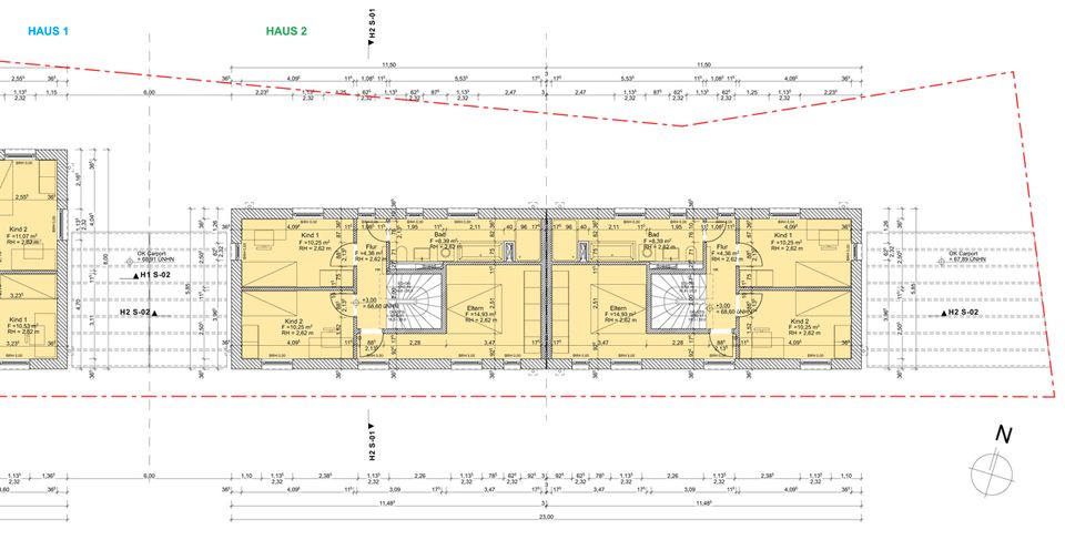 SANKT AUGUSTIN 4 NEUBAU DOPPELHAUSHÄLFTEN Nähe HIT, REWE, ALDI ruhig, zentral 128 m² bis 142 m² Wfl. in Sankt Augustin