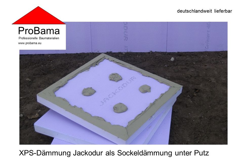 Jackodur XPS-Dämmung Perimeter Estrich Kellerwand Fundament Dach in Hamburg
