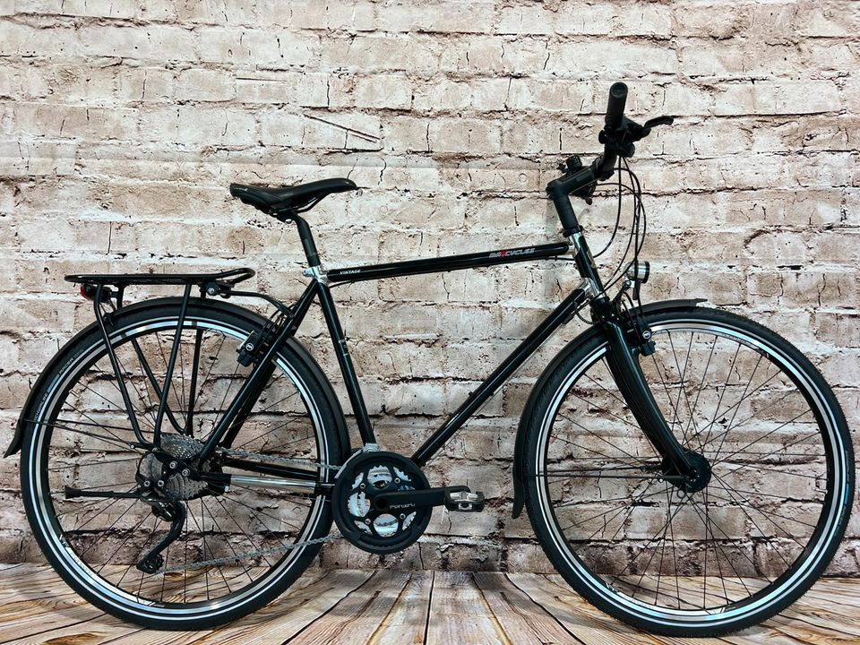 Leichtbau Fahrrad Vintage schwarz 27 Gang  / UVP 2.286 EUR in Rosendahl