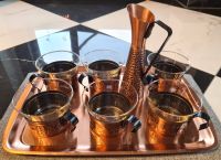 Mokka/Tee/Kaffee Service Set aus Kupfer & Glas mit Vase + Tablett Bayern - Ebersberg Vorschau