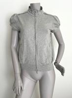 Stefanel leichte Sweatjacke mit Puffärmeln grau meliert ca. Gr. M Berlin - Mitte Vorschau
