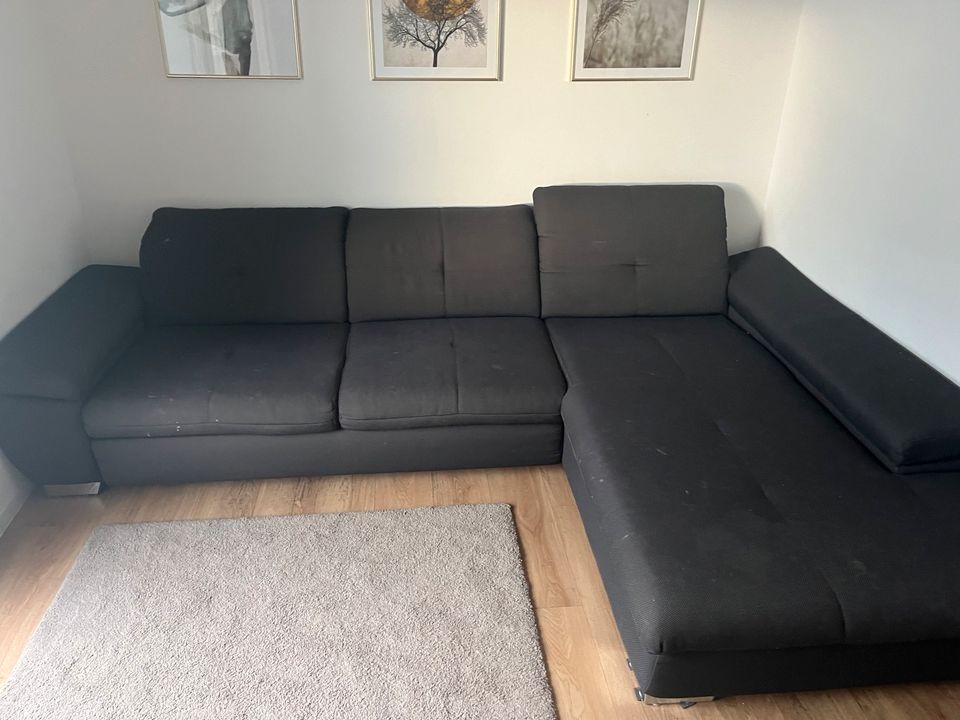 Sofa mit Schlaffunktion und Bettkasten in Nürnberg (Mittelfr)