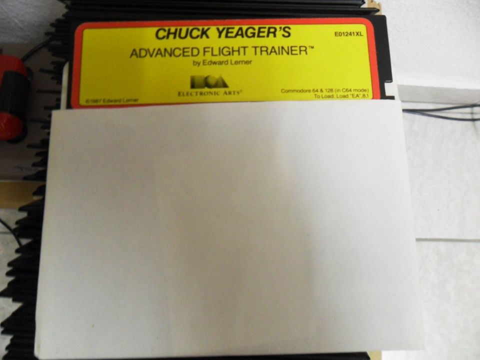 Original C64 Software Chuck Yeager's Advanced Flight Trainer in Castrop-Rauxel
